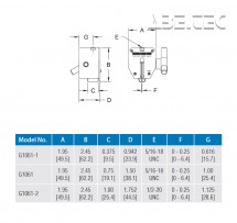 Klínová svěrka G1061-1E