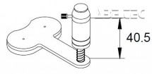 Magnetický držák DPS Easy Lock 40,5 SF03.0014