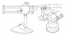 Mikroskop s ramenem a osvětlením VD90.4001