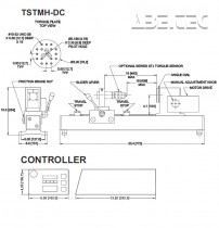 Motorizované zkušební zařízení momentu TSTMH-DCE horizontální
