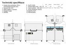 Odsávací zařízení AD 4000 PC, barva