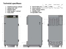 Odsávací zařízení PrintPRO Oracle DS SS, nerez, 2 x pěnový filtr, HEPA filtr