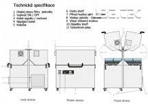 Odsávací zařízení V4000 PC, barva