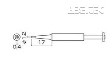 Pájecí hrot 900S-T-1.2D (HS-2846)