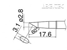 Pájecí hrot T31-02BC28