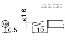 Pájecí hrot T31-01D16