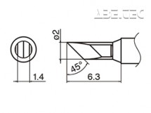 Pájecí hrot T35-03KU