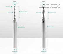 Fréza na DPS CA20-R, Ød:0,60mm, L2:3,0mm