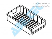 Zásobník L-01, 175 x 69 x 37 mm, transparentní