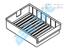 Zásobník L-06, 175 x 277 x 59 mm, transparentní