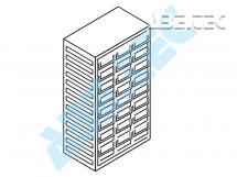 Skříň k ukládání malých součástek 554 ESD