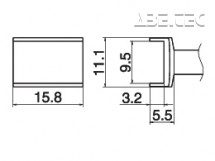 Pájecí tunel 9,5x15,8 T15-1004