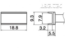 Odpájecí Tunnel 7,9x18,8 T15-1007