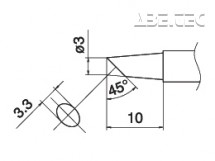 Pájecí hrot T15-BC3-3BC