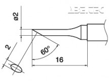 Pájecí hrot T15-CF2 -2C