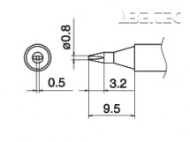 Pájecí hrot T15-D08