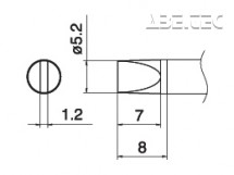 Pájecí hrot T15-D52