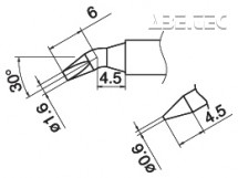 Pájecí hrot T15-JD16 -1,6JD