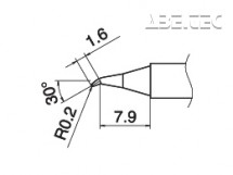 Pájecí hrot T15-JS02 -0,2JS