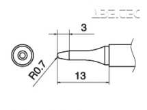 Pájecí hrot T15-SBS07 -0,7SBS