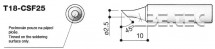 Pájecí hroty T18-CSF25