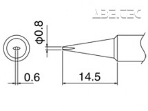 Pájecí hrot T18-D08