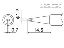 Pájecí hrot T18-D12