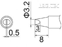 Pájecí hrot T22-D32