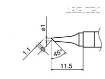 Pájecí hrot HAKKO T36-BC1/1BC