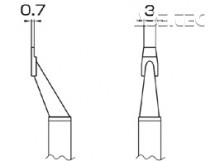 Pájecí hrot T8-1013 3L