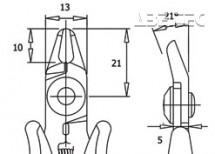 Štípací kleště TR 5000 D, ESD