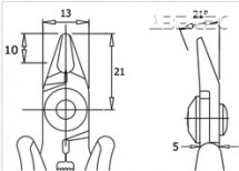 Štípací kleště TR 5000 P D, ESD