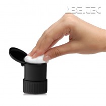 ESD dávkovací lahvička Twist-Lock, bílá s černým víčkem, 240ml, 35235