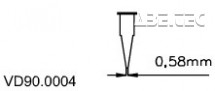 Plastový hrot 0,58 mm VD90.0004