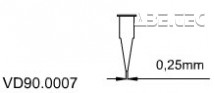 Plastový hrot 0,25 mm VD90.0007