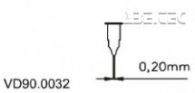 Dávkovací jehla 0,20 mm VD90.0032