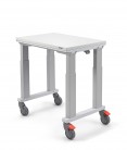 Vozík SAPEL s elektricky nastavitelnou výškou, 500x750mm, 4 nohy, SAPEL50754L-41