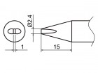 Hakko - Pájecí hrot HAKKO T37-D24