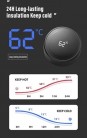 ESD termoska s ukazatelem teploty, 500ml, černá, 7913200