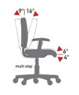 Mechanismus AS2 (A-SYNCHRON 2) - nezávislé nastavení sedadla a sklonu opěradla