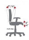 Mechanismus AS2 (A-SYNCHRON 2) - nezávislé nastavení sedadla a sklonu opěradla