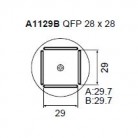  - Tryska  A1129B-QFP 28x28 mm