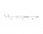 Teplotní čidlo Greisinger GOF 500, typ K, -65 až +500 °C, 100870