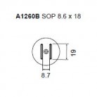  - Tryska A1260B-SOP 8.6x18 mm