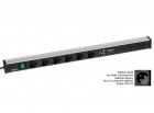 Treston - Kabelový kanál 836, 6 zásuvek, 2 USB, 2 CAT6A, vypínač, TPR9-003-FR