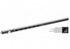 Treston - Kabelový kanál 1400, 6 zásuvek, 2 USB, fcp, vypínač, TPR14-010-FR