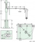 Stojan VMS-40 rozměry