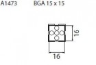  - Tryska A1470-BGA 8x8 mm