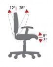 Mechanismus AS3 (A-SYNCHRON 3) - nezávislé nastavení sedadla a sklonu opěradla