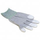 DESCO Europe - ESD rukavice s povrchovou úpravou špiček, šedé, velikost XL, 221507